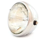 7" Custom Side Mount Motorcycle Headlight H4 Halogen - Chrome Clear. Fixed Price $72.95.