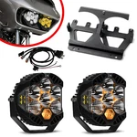 Baja Designs LP6 Pro Headlight Kit For 2015-2023 Harley Road Glide Clear/clear. Fixed Price $1119.90.