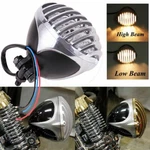 Motorcycle Headlight Finned Grill For Harley Honda Yamaha Suzuki Chopper Bobber. Fixed Price $31.95.