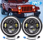 2PCS Dot 7''INCH H6024 Led Headlights Fit Jeep Wrangler Jku 2007-2018 Combo. Fixed Price $39.98.