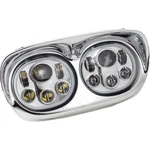 Headlights Fits Harley-davidson Road Glide 5.75" Chrome/chrome Llc-lrhp-hcc. Fixed Price $170.14.