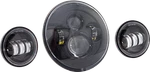 Letric Lighting Co LLC-LHK-7B 7IN. Premium Led Headlight And Passing Lamps Bla. Fixed Price $211.18.