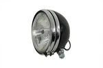 Replica 5-3/4 Round Black Headlamp For Harley V-twin 1974-1984 Xl Fxe. Fixed Price $62.05.