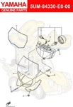 Yamaha Body Assy 5UM-84330-E0-00 Oem New. Fixed Price $42.42.