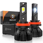 Ridroid H11 Led Headlight Kit Low Beam Bulbs Super Bright 24000LM 6000K White. Fixed Price $23.99.