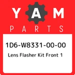 1D6-W8331-00-00 Yamaha Lens Flasher Kit Front 1D6W83310000, New Genuine Oem Pa. Fixed Price $41.45.