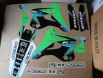Flu Designs PTS2 Kawasaki Team Graphics KX125 KX250 1994 1995 1996 1997 1998. Fixed Price $44.99.