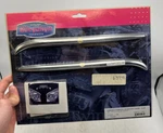 Kuryakyn 7323 Chrome Eyebrows Headlight Visors For '01-UP GL1800 Motorcycles. Fixed Price $24.99.