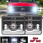 4PC 4X6" Led Headlights Drl Hi/lo Beam For Chevy C10 Pickup Truck 1980-1986. Fixed Price $70.99.