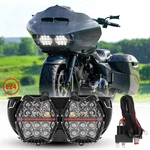 Dual Led Hi-lo Headlight Amber Drl For Harley Road Glide Special Fltrxs 2015-23. Fixed Price $290.99.