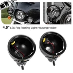 2X 4.5'' Led Fog Light Passing Spot Housing Holder For Harley Motorcycle. Fixed Price $32.91.