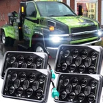 4PC 4X6" Led Headlights Hi/lo Drl For Chevrolet 2003-09 C7500 C5500 C4500 Kodiak. Fixed Price $95.01.
