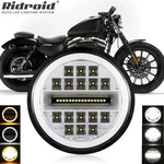 5-3/4" 5.75 Round Led Headlight H4 Fit For Harley Davidson Sportster 883 1200. Fixed Price $31.99.