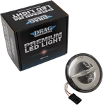 Drag Specialties 2001-1790 Premium 7" Reflector Style Led Headlamp Chrome. Fixed Price $275.55.