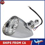 12V Chrome Visor Headlight Lamp Motorcycle For Bobber Chopper Dyna. Fixed Price $44.43.