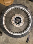 85-05 Kawasaki Klr -250 Front Wheel, 41034-1128. Fixed Price $149.00.