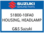 Suzuki Oem Part 51800-10FA0 Housing, Headlamp. Fixed Price $270.23.