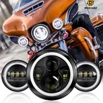 Halo 7" Led Headlight &fog For Harley-davidson Electra Glide Ultra Classic. Fixed Price $62.99.