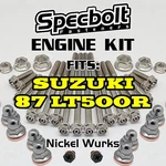 1987 LT500R Engine Kit For Suzuki Quadzilla Specbolt Nickel Wurks Ti Look. Fixed Price $56.99.