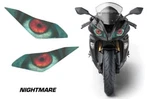 Headlight Eye Graphics Decals Stickers For Kawasaki Ninja 636 13-16 Nightmare. Fixed Price $22.95.