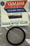 New Genuine Yamaha 214-23163-00 Rubber Gasket Under Fork Guide Cover. Fixed Price $13.54.