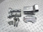 1999 99-01 Harley Davidson XL883 Sportster Oem Handlebar Risers Clamp Chrome. Fixed Price $104.59.