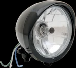 Drag Specialties 2001-0551 Headlight 5.75" Blk Clr. Fixed Price $126.83.