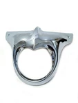 Chrome Eagle Front Headlight Bezel For 14-18 Indian Chieftain Roadmaster. Fixed Price $139.00.