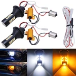 No Hyper Flash 1156 S25 Switchback Led Bulbs For Front Turn Signal Lights W/ Drl. Fixed Price $28.49.