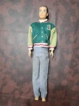 Vintage Original 1960S Barbie Doll With Iconic Kens College Jacket. Fixed Price $98.00.