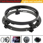 7" Inch Round Led Headlight Mounting Ring Bracket Adapter For Harley Motorcycle. Fixed Price $23.99.