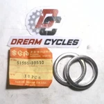 Nos Suzuki 1970-72 T250 TG350 Lower Headlight Bracket Covers 51555-18510 New Oem. Fixed Price $20.19.