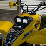 Honda 400EX Headlight Assembly: Aftermarket Pod. Fixed Price $79.99.