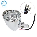 For Bobber Chopper 4.5" Motorcycle Chrome Visor Headlight Lamp. Fixed Price $45.43.