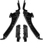 Front Bumper And Headlight Bracket Set Of 4 Compatible With Crv Black. Fixed Price $36.97.