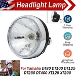 For Yamaha Front Headlight Lamp & Bucket Case DT100 DT400 DT250 DT175 DT125 DT80. Fixed Price $28.99.