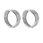 Eagle Lights Harley 4.5" Led Passing / Fog Visor Style Trim Rings Chrome. Fixed Price $49.99.