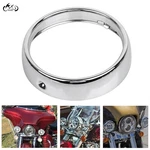 7" Chrome Headlight Headlamp Trim Ring Cover For Harley Street Glide 14-23. Fixed Price $69.60.