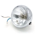 Universal Cafe Racer Headlight 5.75 Inch Chrome Case With Clear Lens. Fixed Price $32.23.