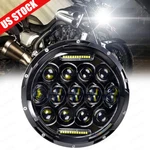 Dot 7 Inch Motorcycle Led Headlight Round For Harley Cafe Racer Honda Black. Fixed Price $31.26.