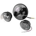 Letric Lighting Co. Black 7" Headlamp W/4.5" Passing Kit LLC-LHK-7B. Fixed Price $249.95.