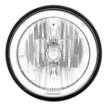 United Pacific 31285 Headlight 7" Round, Crystal Clear Lens, Halogen, With White. Fixed Price $93.94.