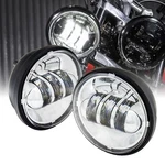 True Mods 2PC 4.5" Osram Led Harley Fog Passing Light Chrome-finish Motorcy.... Fixed Price $84.89.