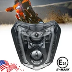 For Ktm Exc Xcw 250 350 450 500 Smc-r 690 2017-2022 Dirt Bike Led Headlight Drl. Fixed Price $56.00.