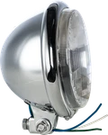 Harddrive 5.75" Headlight Bottom Mount Chrome 160287. Fixed Price $73.95.