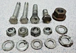 Vintage Triumph Trident T160 750 Triple Right Side Rear Foot Peg Bracket Bolts. Fixed Price $12.11.