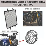 Genuine Headlight Grill & Radiator Guard Fit For Triumph Speed 400. Fixed Price $94.98.