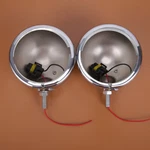 2PCS 4.5'' 4-1/2 Inch Led Fog Passing Light Housing Holder For Harley Chrome New. Fixed Price $28.50.