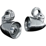 Kuryakyn 5019 Chrome Engine Guard Driving Lights For Harley 1-1/4". Fixed Price $401.99.