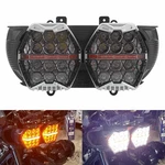 Led Honeycomb Dual Headlight Drl Hi/lo Beam For Harley Davidson Road Glide 15-24. Fixed Price $399.99.